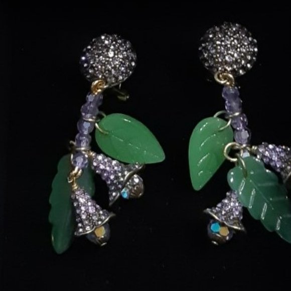 Heidi Daus Floral Bell Pierced Earrings - Picture 1 of 3